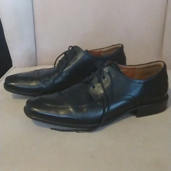 ECCO Men’s Black Dress Oxford Shoes EU 45 US 11.5 - Picture 6 of 8